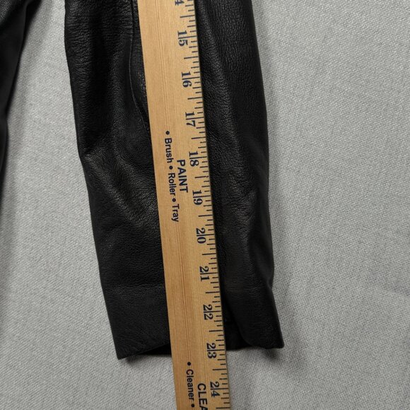 VTG Wilsons Leather Pelle Studio Jacket Black Double Breasted Thinsulate Size M - Picture 12 of 14